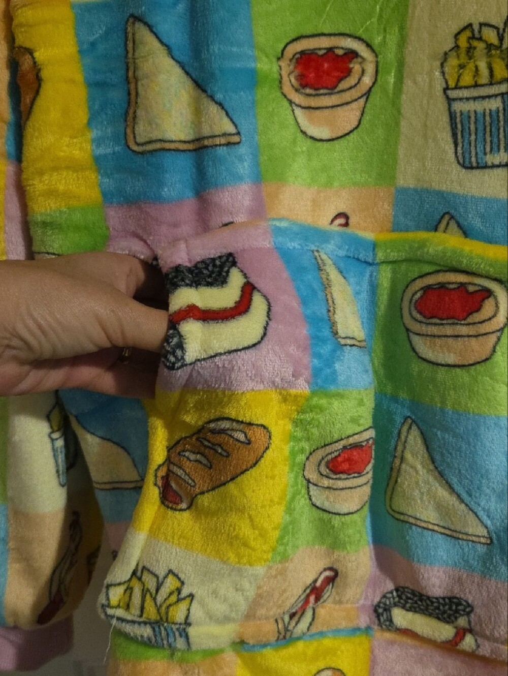 Plush Sherpa-Lined Kids Hoodie in Multi Color - Unbranded - Picture 3 of 11